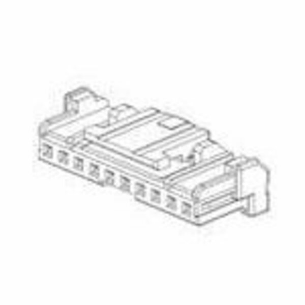 Molex Headers & Wire Housings Microlockplus Sgl Rec Hsg 6Ckt Nat 5055700600